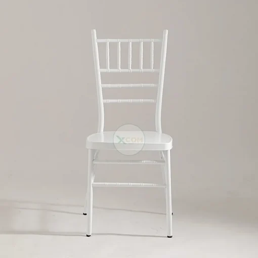 Ghế Tiffany (Ghế Chiavari) - Trắng, 7 Thanh, Vót trúc