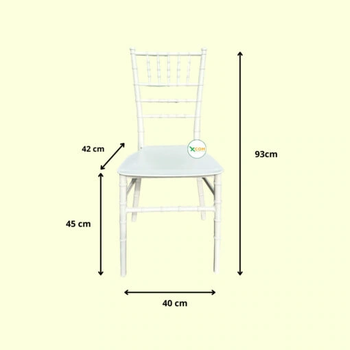 Alternative view of Ghế Tiffany Nhựa Siêu Bóng (Ghế Chiavari)
