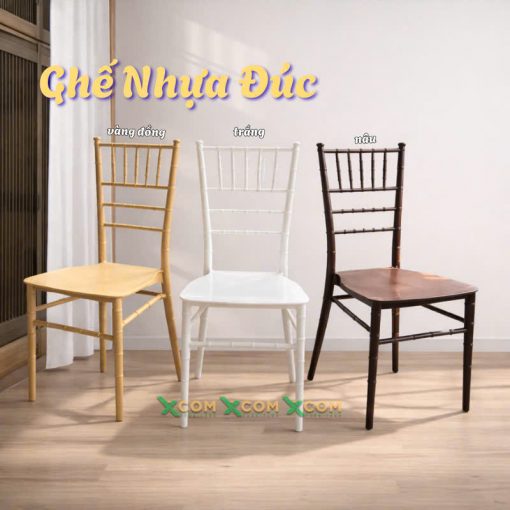 Ghế Chiavari/ Ghế Tiffany nhựa