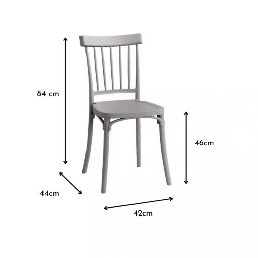 Kich thuoc ghế windsor nhua