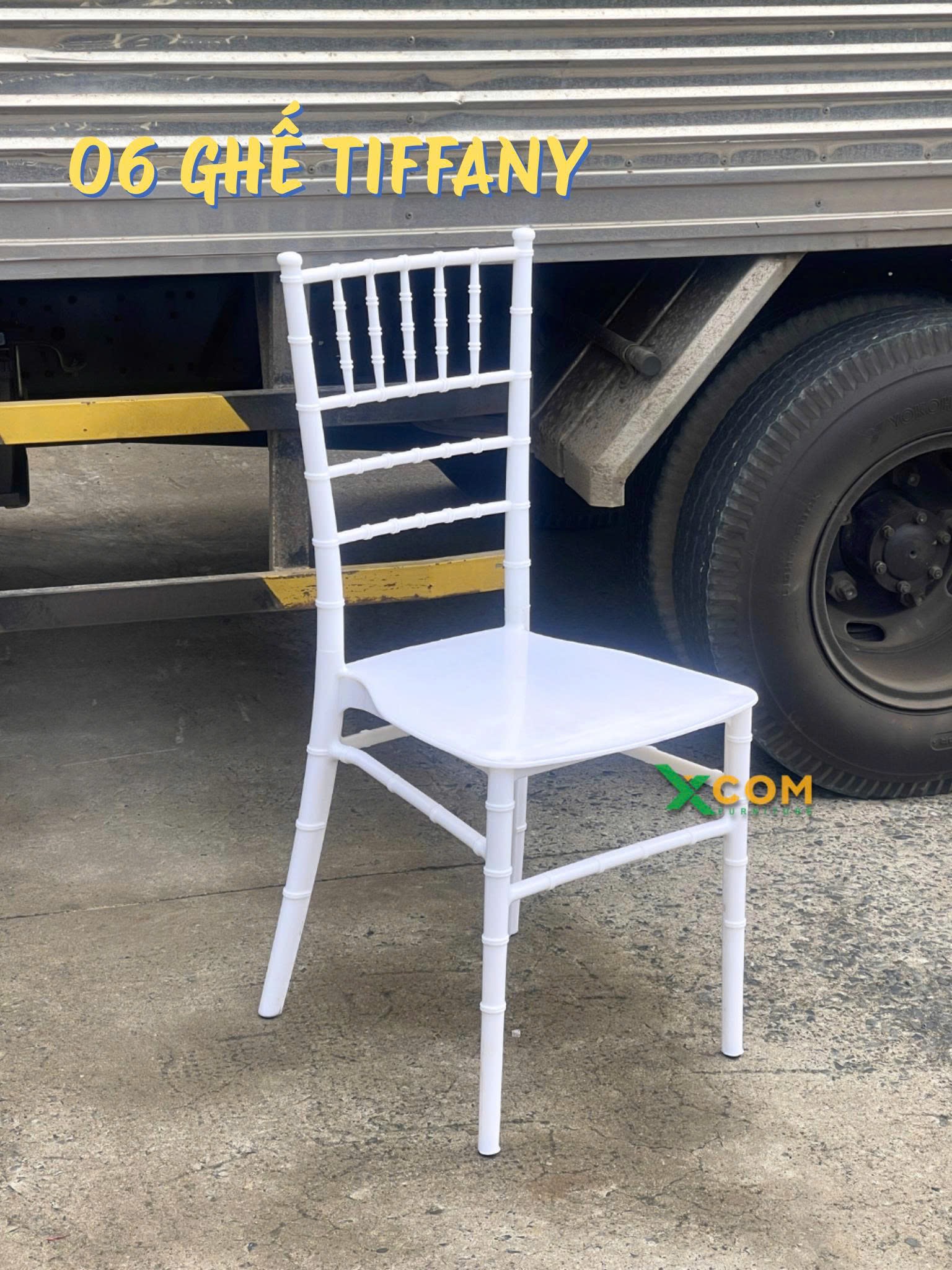 ghe tiffany nhua bong