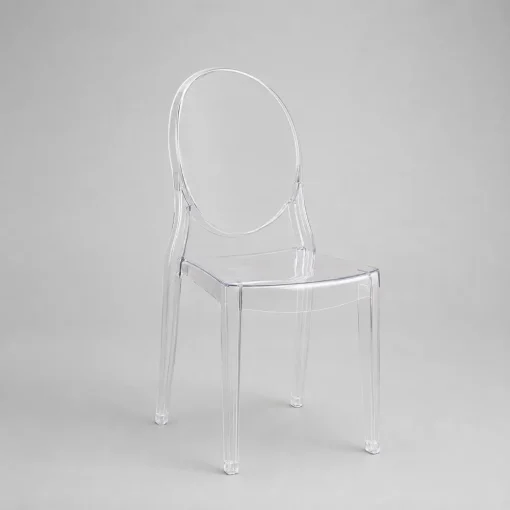 Ghế Ghost Trong Suốt Chân Vuông