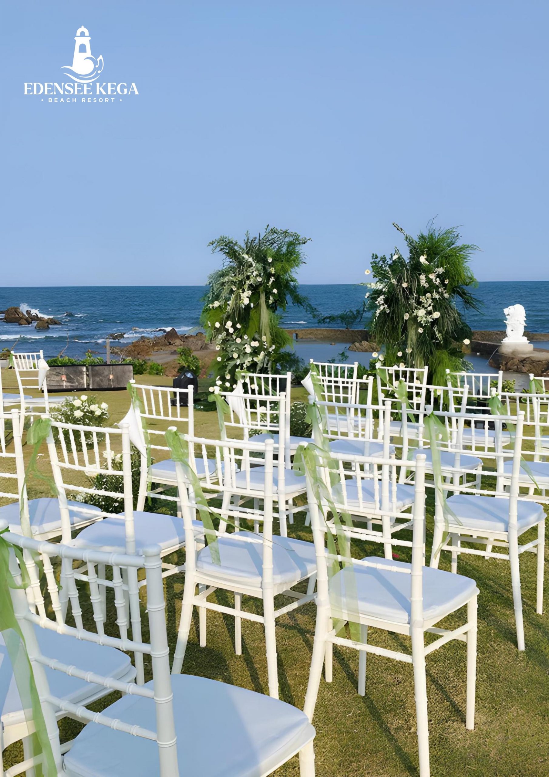 Ghế Chiavari (Tiffany) Nhựa - Cao Cấp | Xcom.vn Không gian sự kiện ngoài trời cùng ghế Tiffany nhựa cao cấp của Xcom