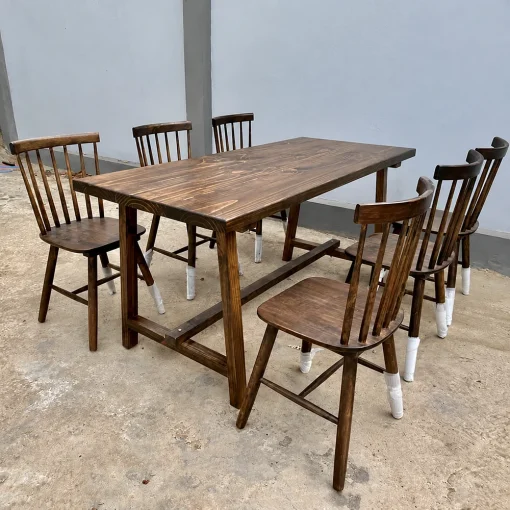 Bộ QN17 góc ngang với thanh giằng bàn