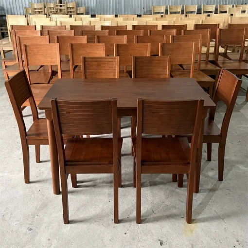Kiểu tựa nan ngang và mặt ngồi liền của ghế Cherry QN25