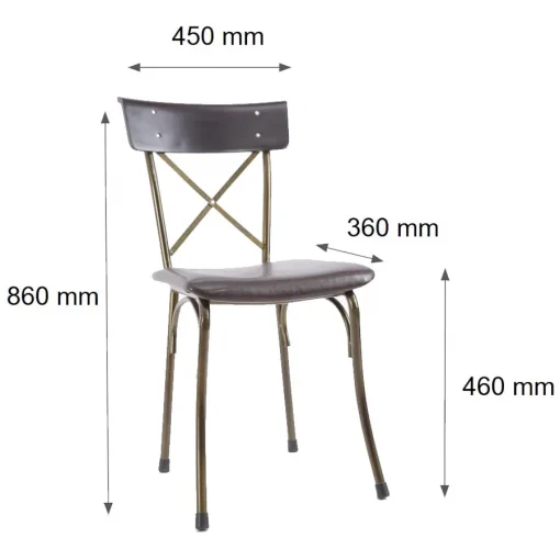 Ảnh kích thước Bộ bàn ghế Fansipan Kite 03 (1 bàn 2 ghế)