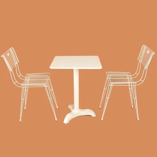 Ảnh sản phẩm Bộ bàn ghế Fansipan Kite sắt 02 (1 bàn 2 ghế) – hình 1