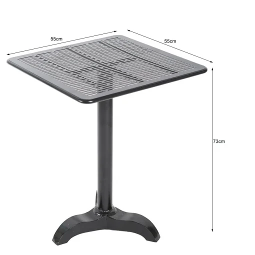 Ảnh kích thước Bộ bàn ghế Fansipan Kite sắt 02 (1 bàn 2 ghế)