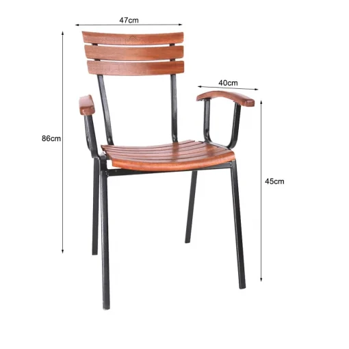 Ảnh kích thước Bộ bàn ghế Fansipan Moon 01 (1 bàn 2 ghế)