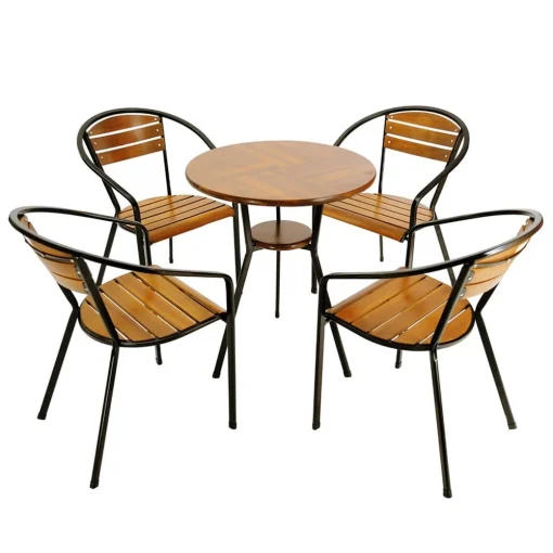 Bộ bàn ghế Fansipan Moon 03 – 1 bàn 4 ghế – ảnh đại diện