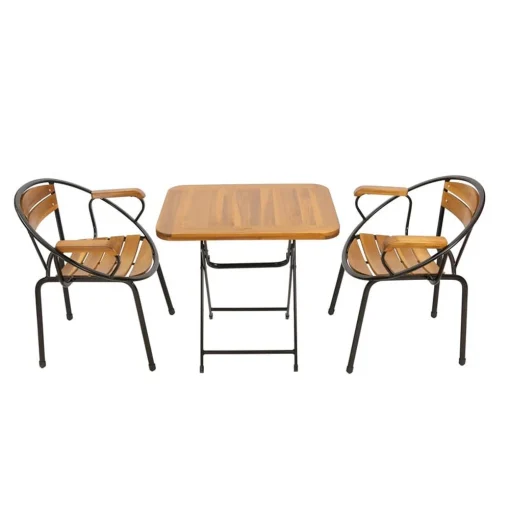 Bộ bàn ghế Fansipan Moon mini 01 (1 bàn chữ nhật 2 ghế) – trọn bộ 1 bàn chữ nhật 2 ghế