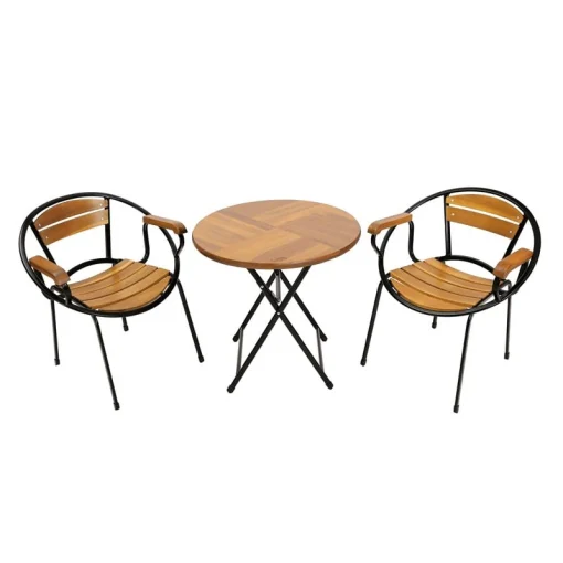Ảnh sản phẩm Bộ bàn ghế Fansipan Moon mini 01 (1 bàn tròn 2 ghế) – hình 1