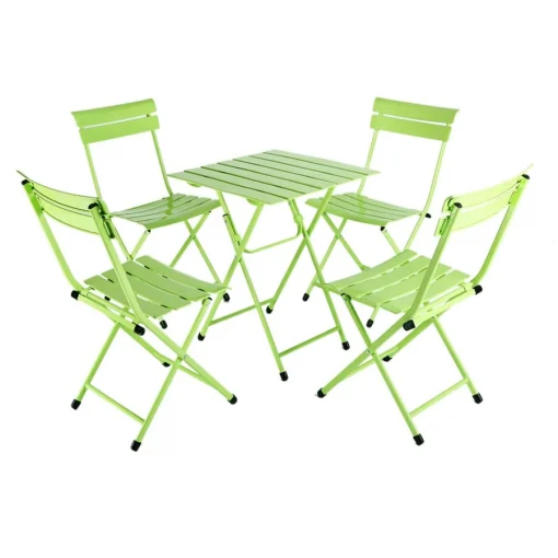 Bộ bàn ghế Fansipan Patio sắt cao – 1 bàn 4 ghế – ảnh tham khảo 1