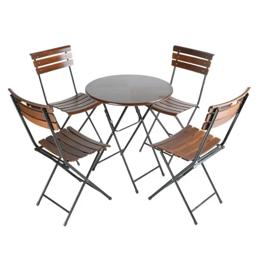 Bộ bàn ghế Fansipan Patio tròn (1 bàn 4 ghế) – trọn bộ 1 bàn 4 ghế