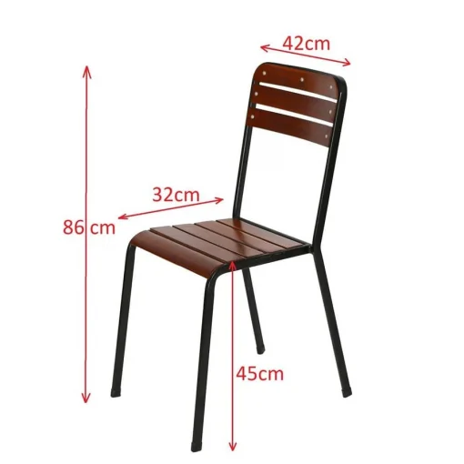 Bộ bàn ghế Fansipan quán ăn cao – 1 bàn 4 ghế – ảnh tham khảo 5