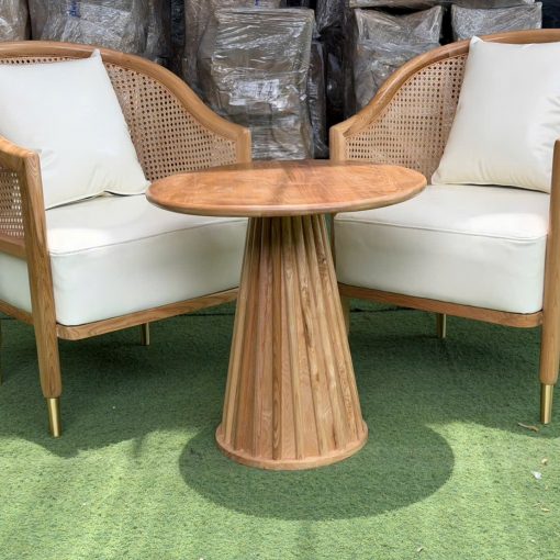 Cặp sofa Grasse gỗ Ash tựa đan mây nhựa | Xcom.vn Cặp sofa Grasse gỗ Ash nhìn từ phía trước
