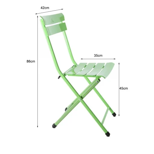 Ảnh kích thước Ghế Fansipan Patio sắt cao