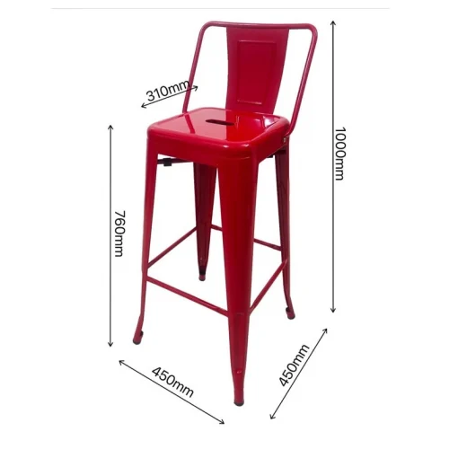 Ghế Fansipan Tolix Bar có tựa – ảnh tham khảo 4