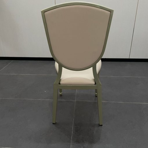 Mặt sau Ghế Louis với tấm tựa bọc Simili trong viền khung sắt