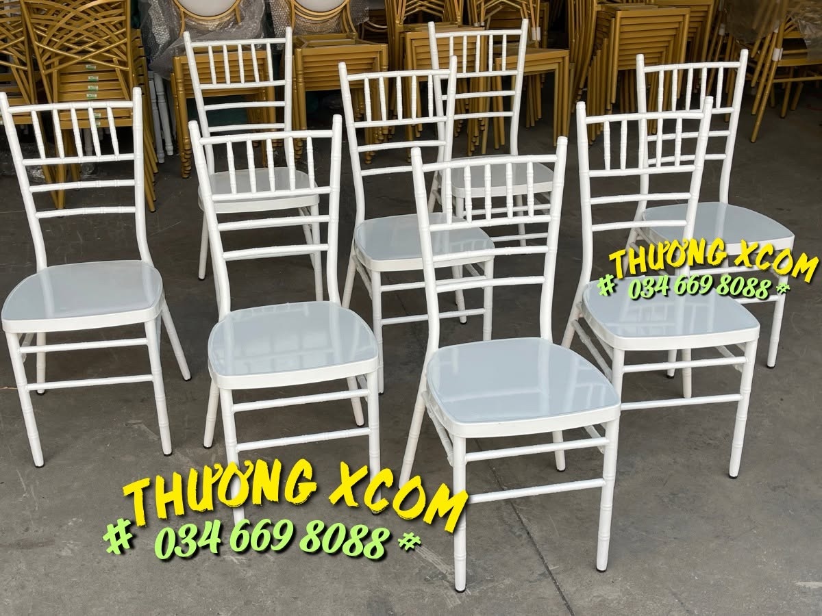 Nhiều ghế Tiffany trắng sẵn kho tại Xcom